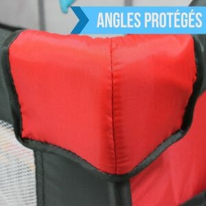 Lit parapluie monsieur bébé angles protégés