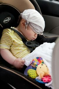 voyage avec bébé vehicle