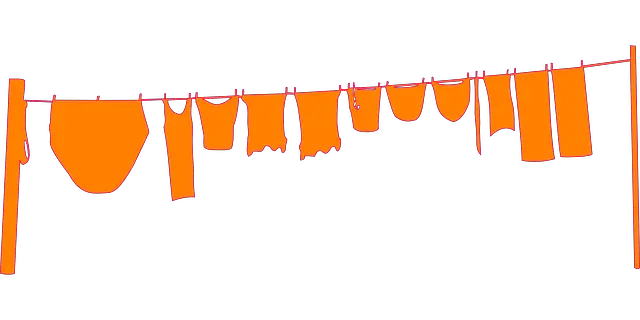 séchage vêtements à l'air libre
