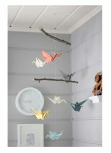Mobile origami pour bébé