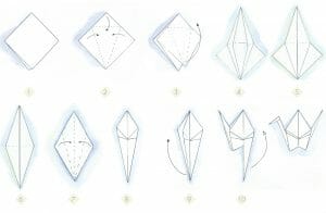 Réalisation d'un mobile origami pour bébé