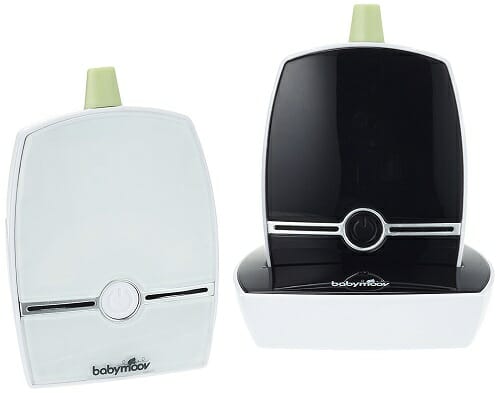 babyphones babymoov premium en noir et blanc