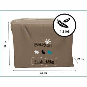 Poids du lit parapluie Babysun
