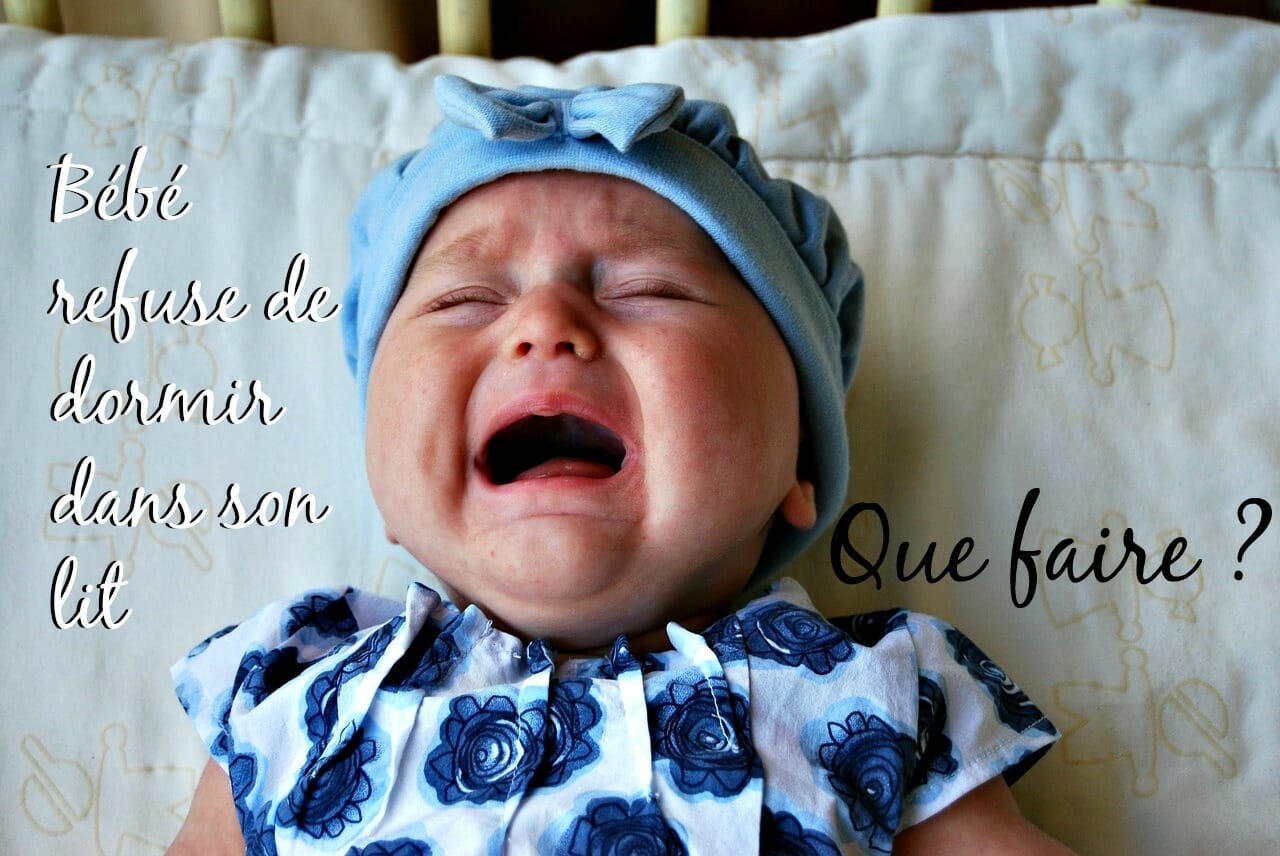 header bébé refuse de dormir dans son lit